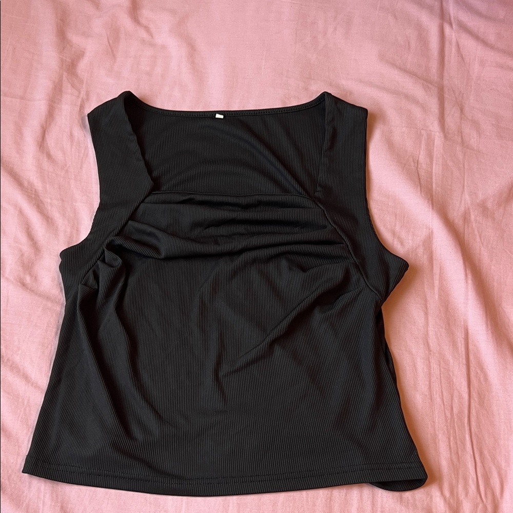 Black Sleeveless Women's Top